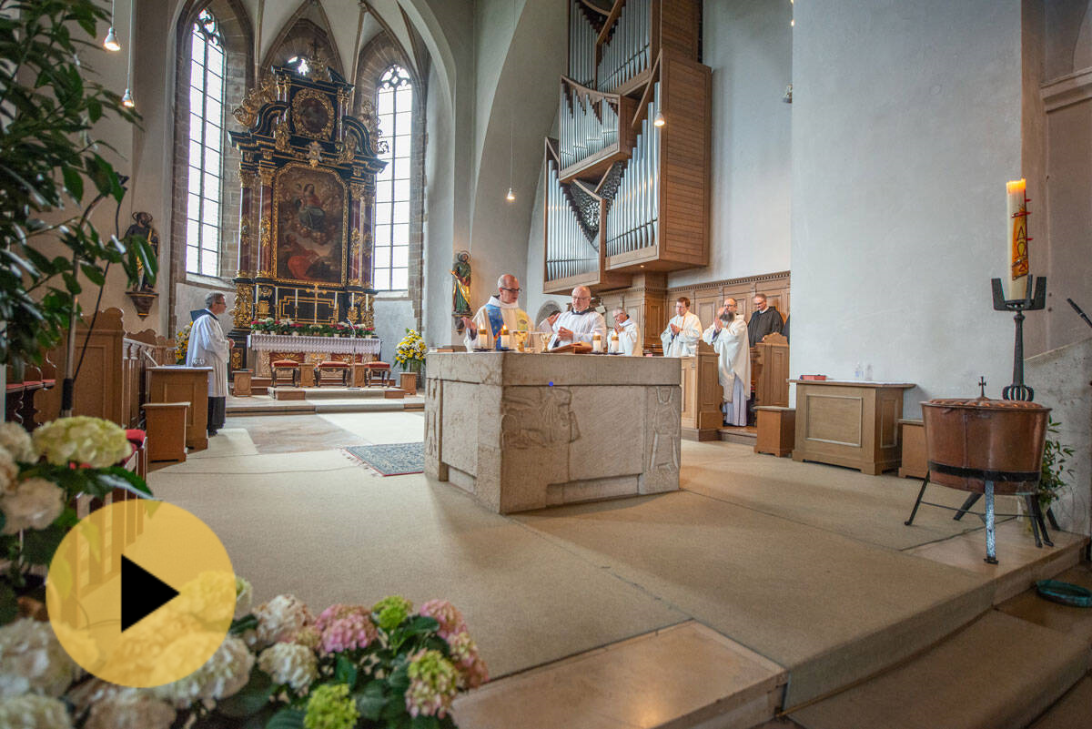 Bild vom Altar im Kloster Plankstetten